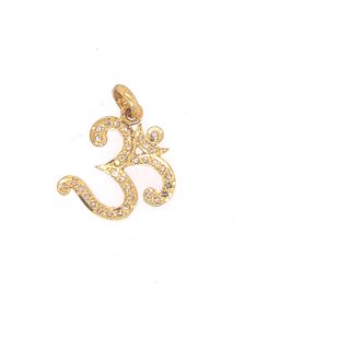 Small OM All Diamond Pendant