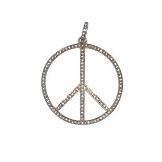 Round All Diamond Pendant