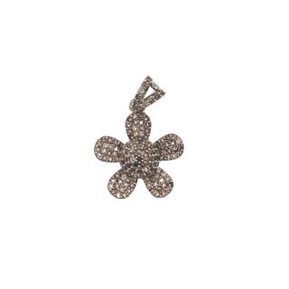Flower All Diamond Pendant