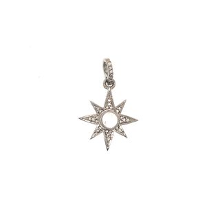 Star Diamond and Gemstone Pendant