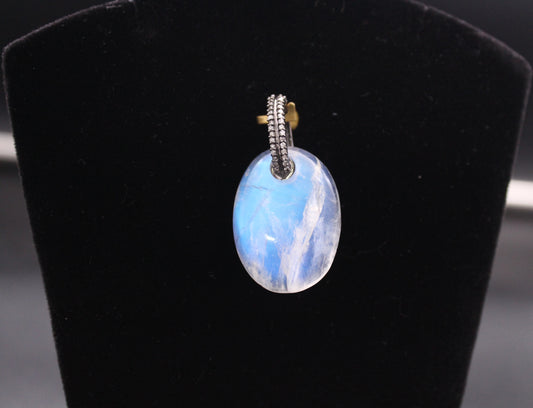 Oval Gemstone Pendant