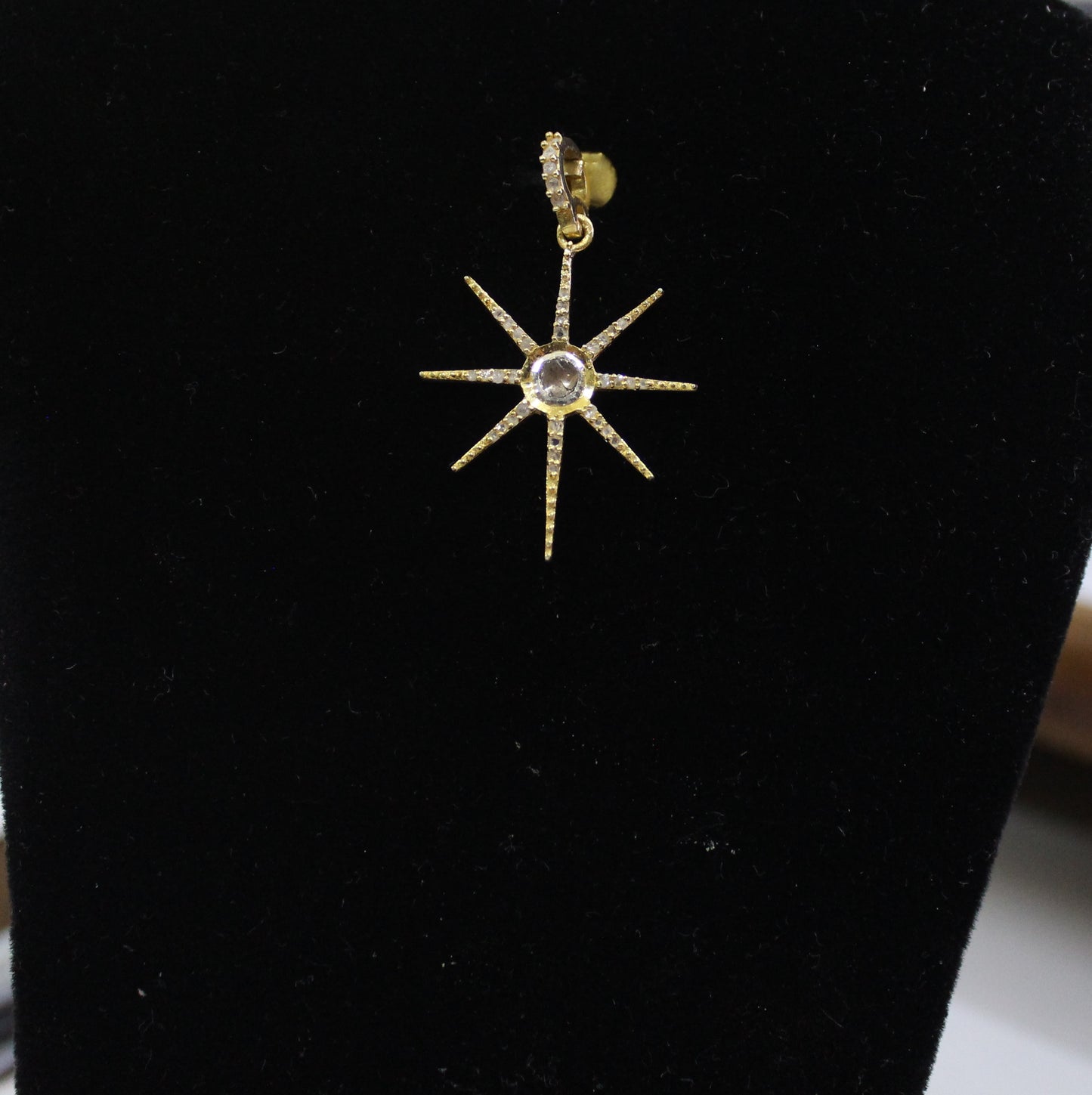 Star Diamond & Polki Pendant
