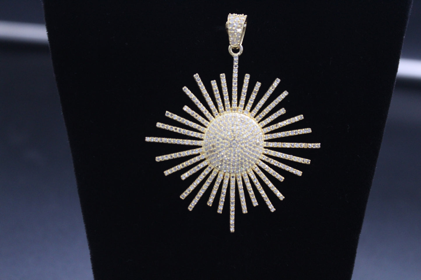Sun All Diamond Pendant