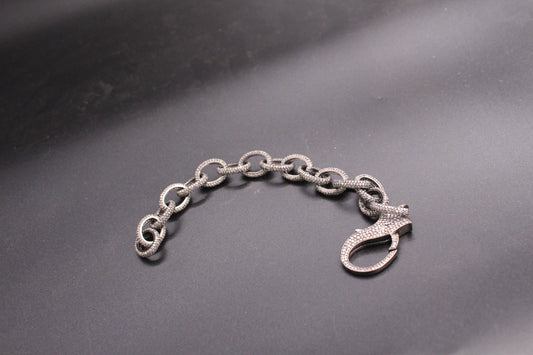 All Diamond Silver Bracelet