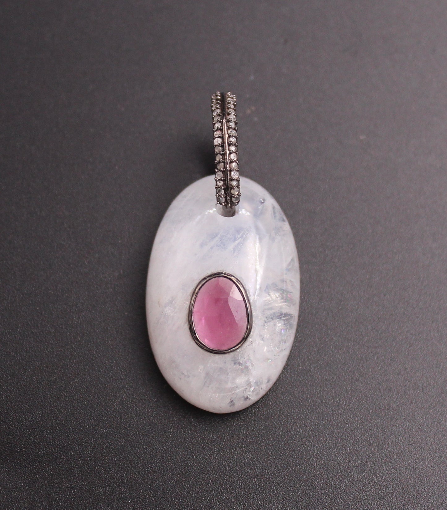 Oval Gemstone Pendant