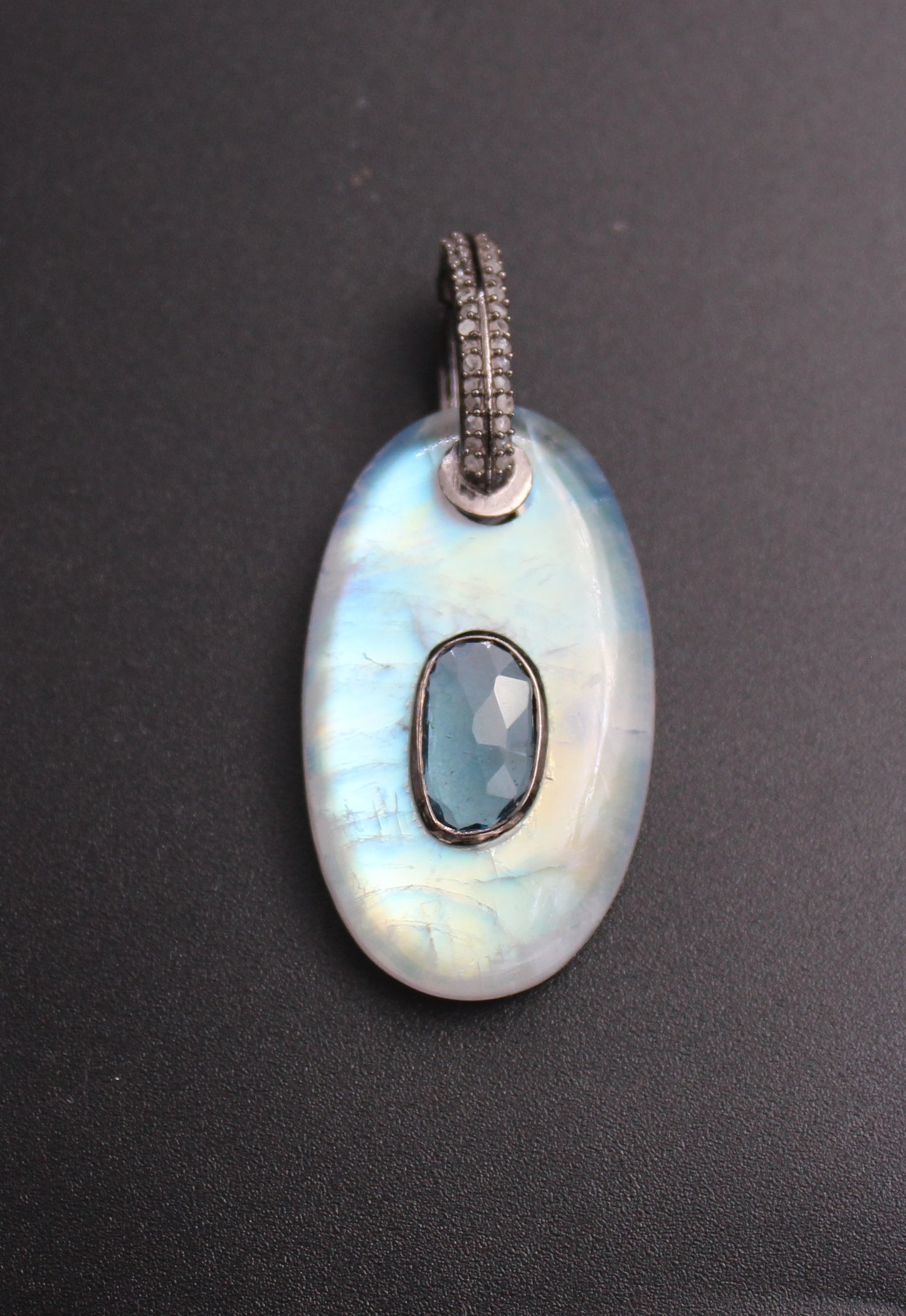 Oval Gemstone Pendant