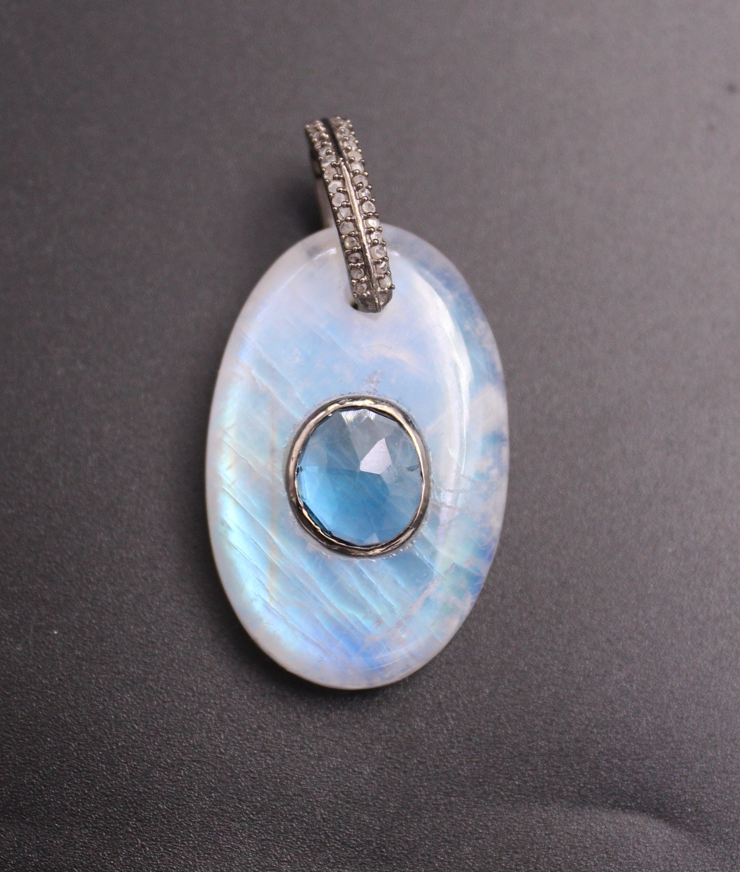 Oval Gemstone Pendant