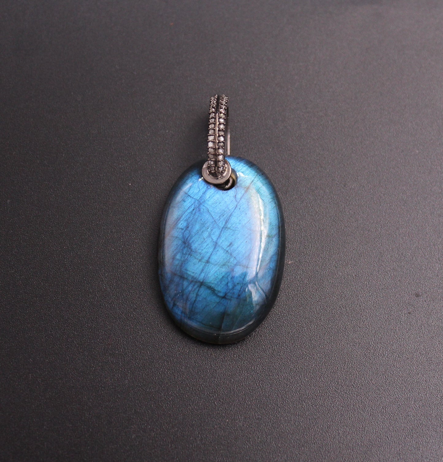 Oval Gemstone Pendant