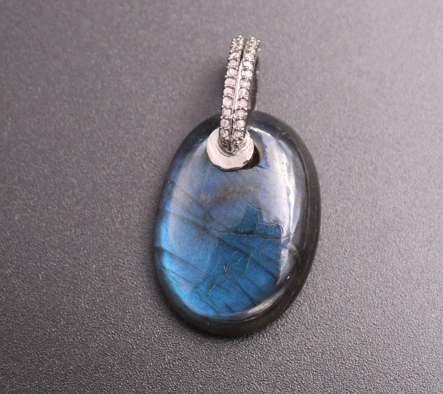 Oval Gemstone Pendant