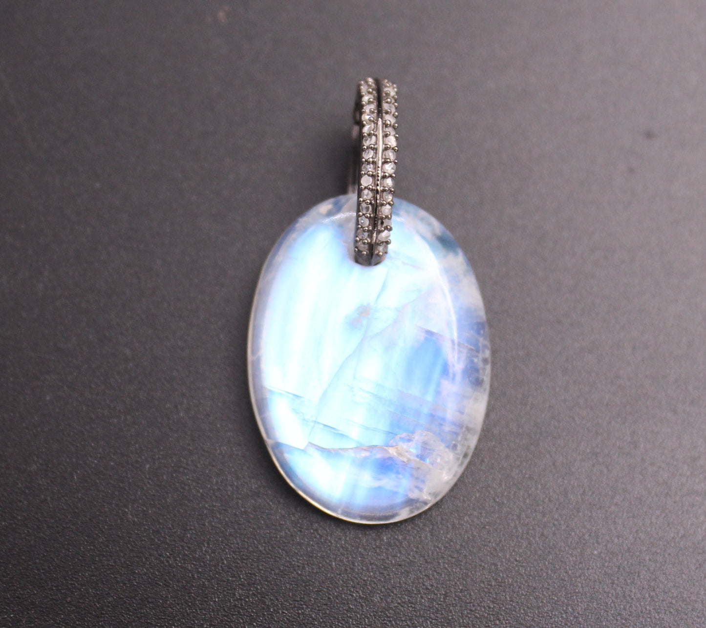 Oval Gemstone Pendant