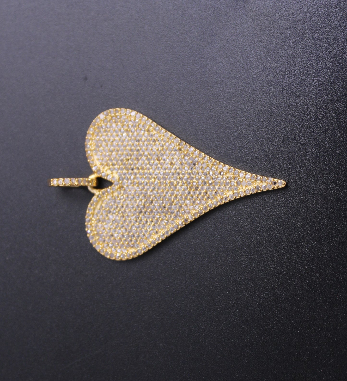 All Diamond Heart Design Pendant