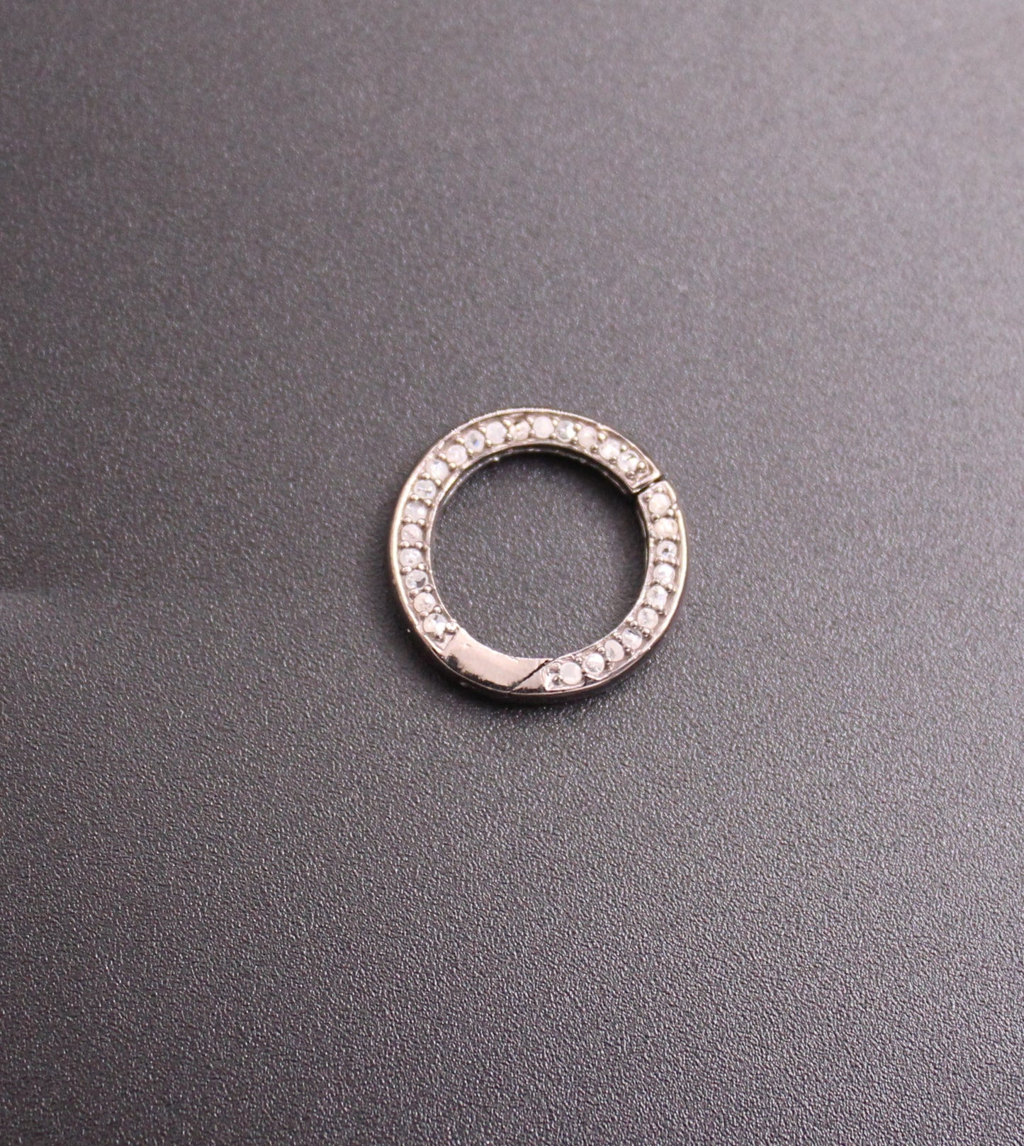 Round All Diamond Clasp