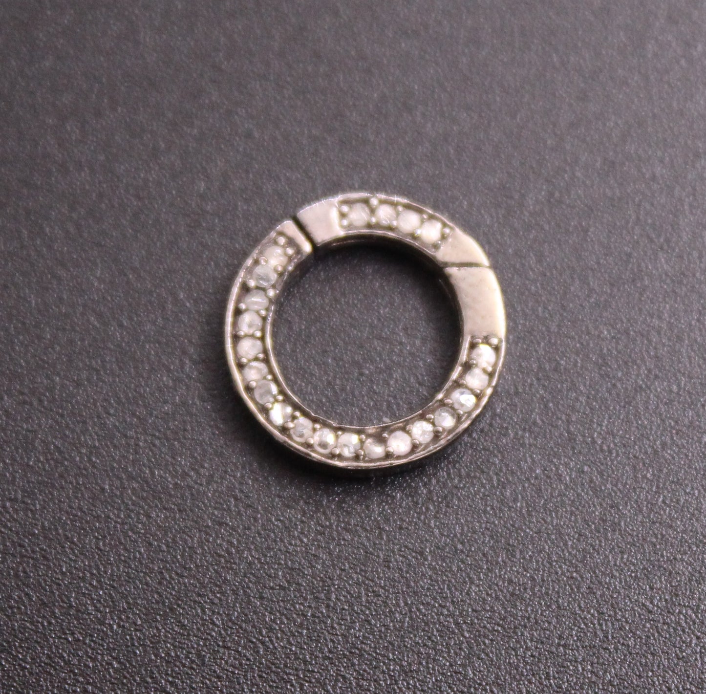 Round All Diamond Clasp