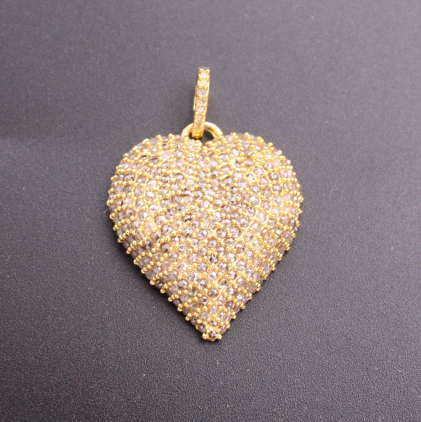 Heart Design All Diamond Pendant