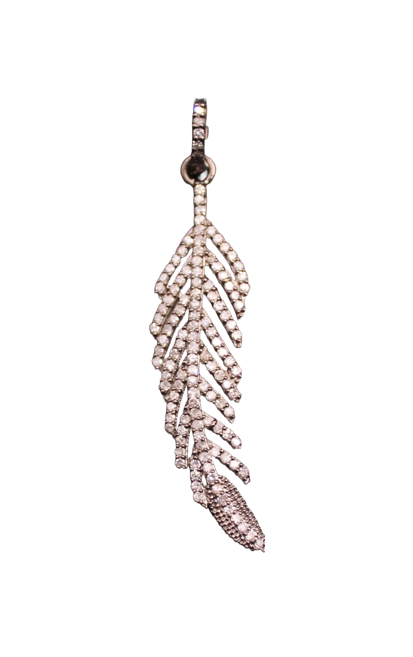 Wing Design Diamond Pendant