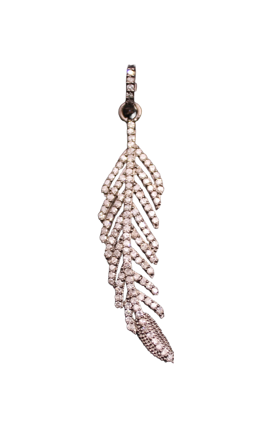 Wing Design Diamond Pendant