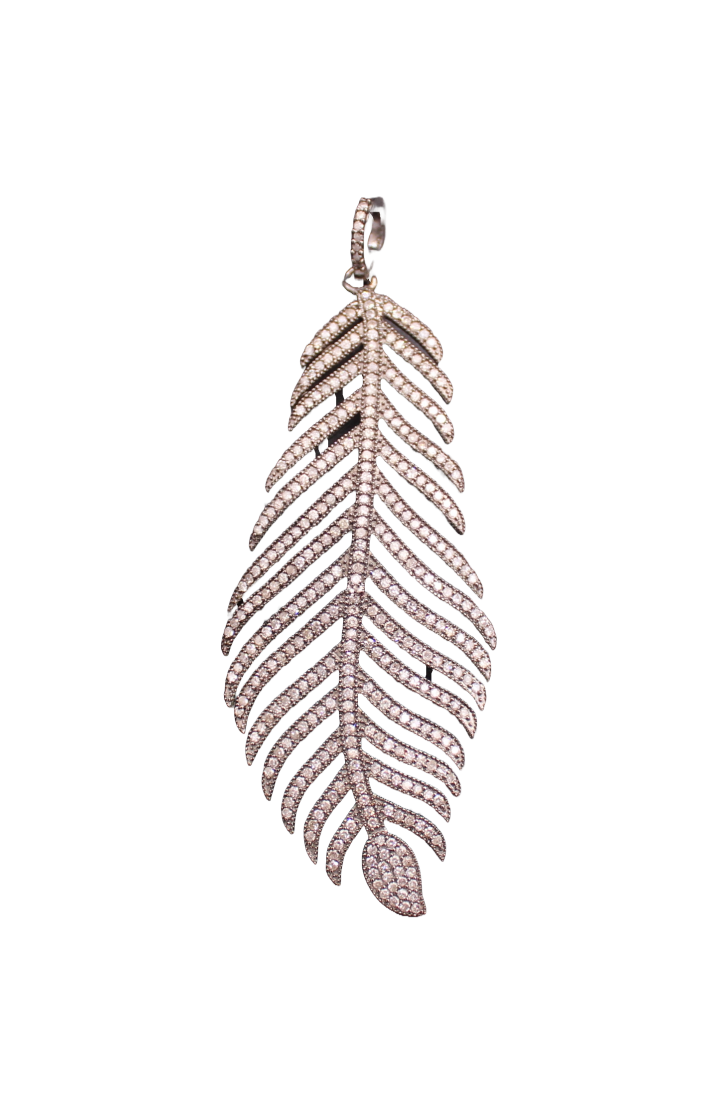 Wing Design Diamond Pendant