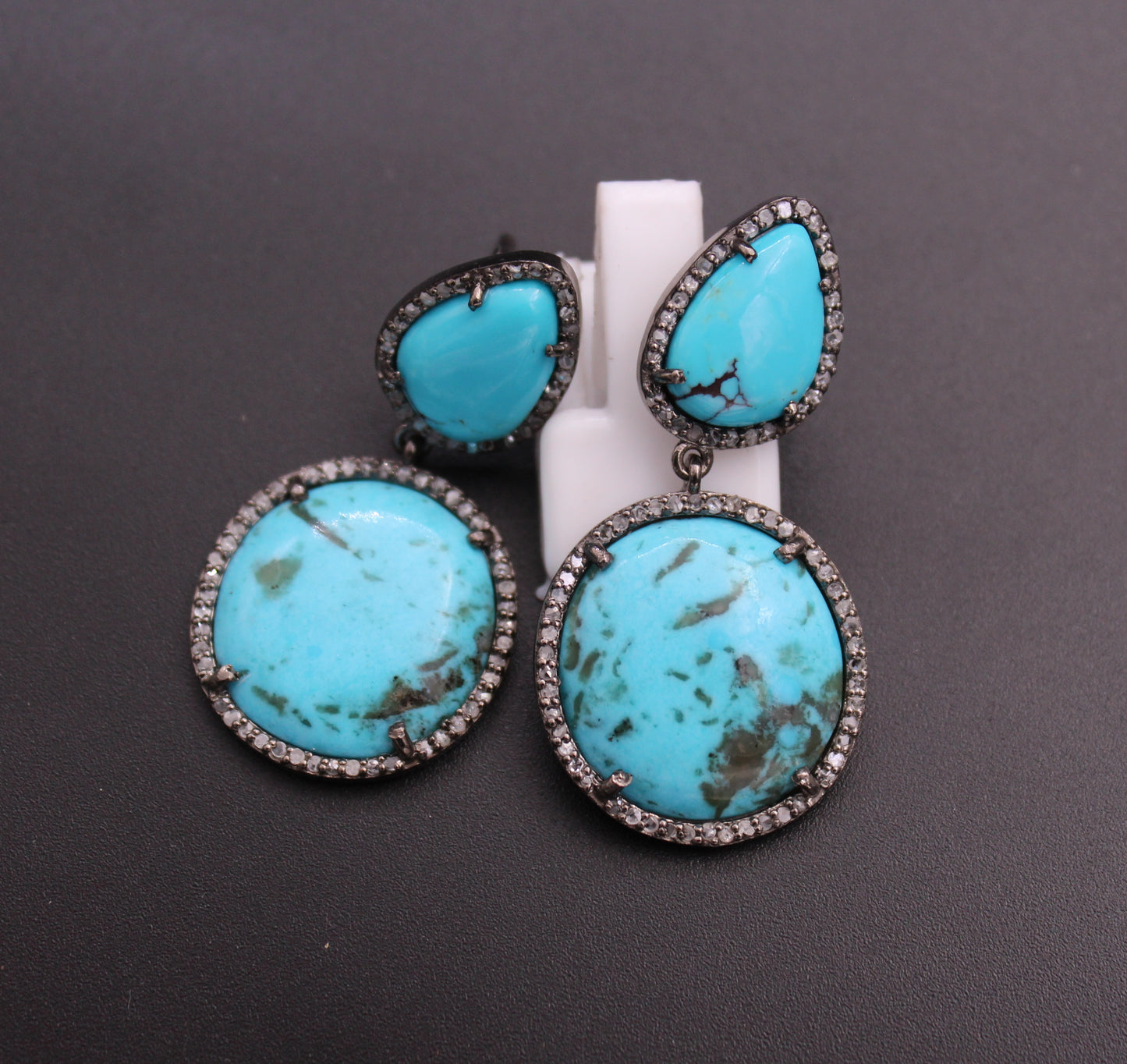 Diamond and Turquoise Earring