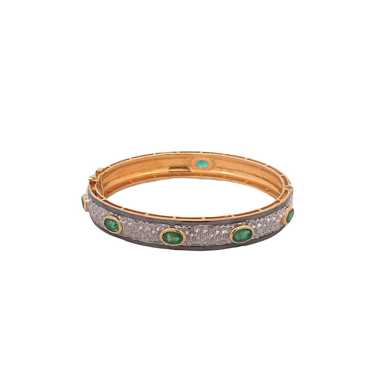 Emerald Gemstone Bangle