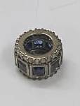 Diamond and Blue Sapphire Spacer