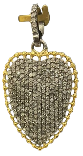 Heart All Diamond Pendant