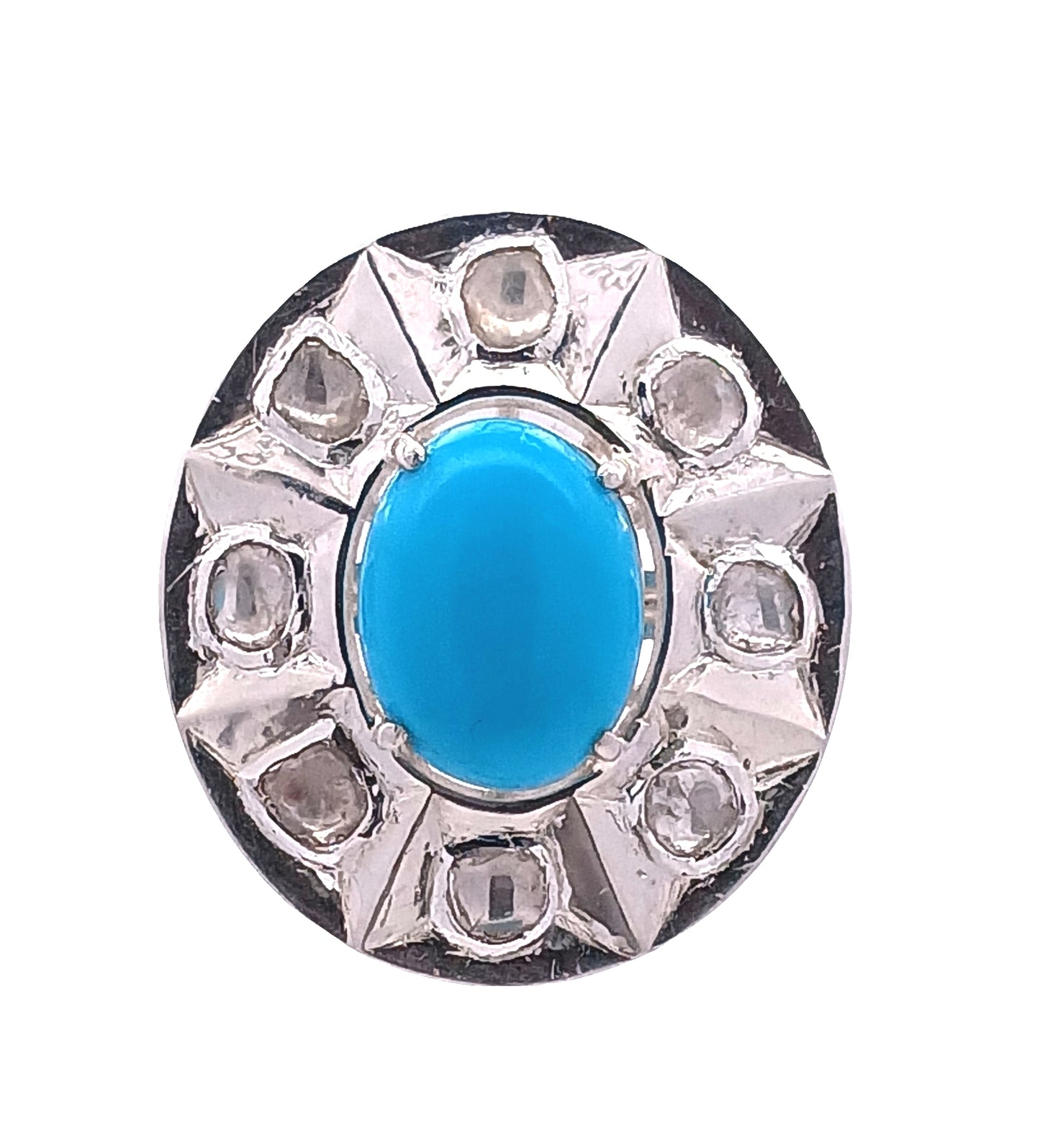 Polki & Turquoise Ring