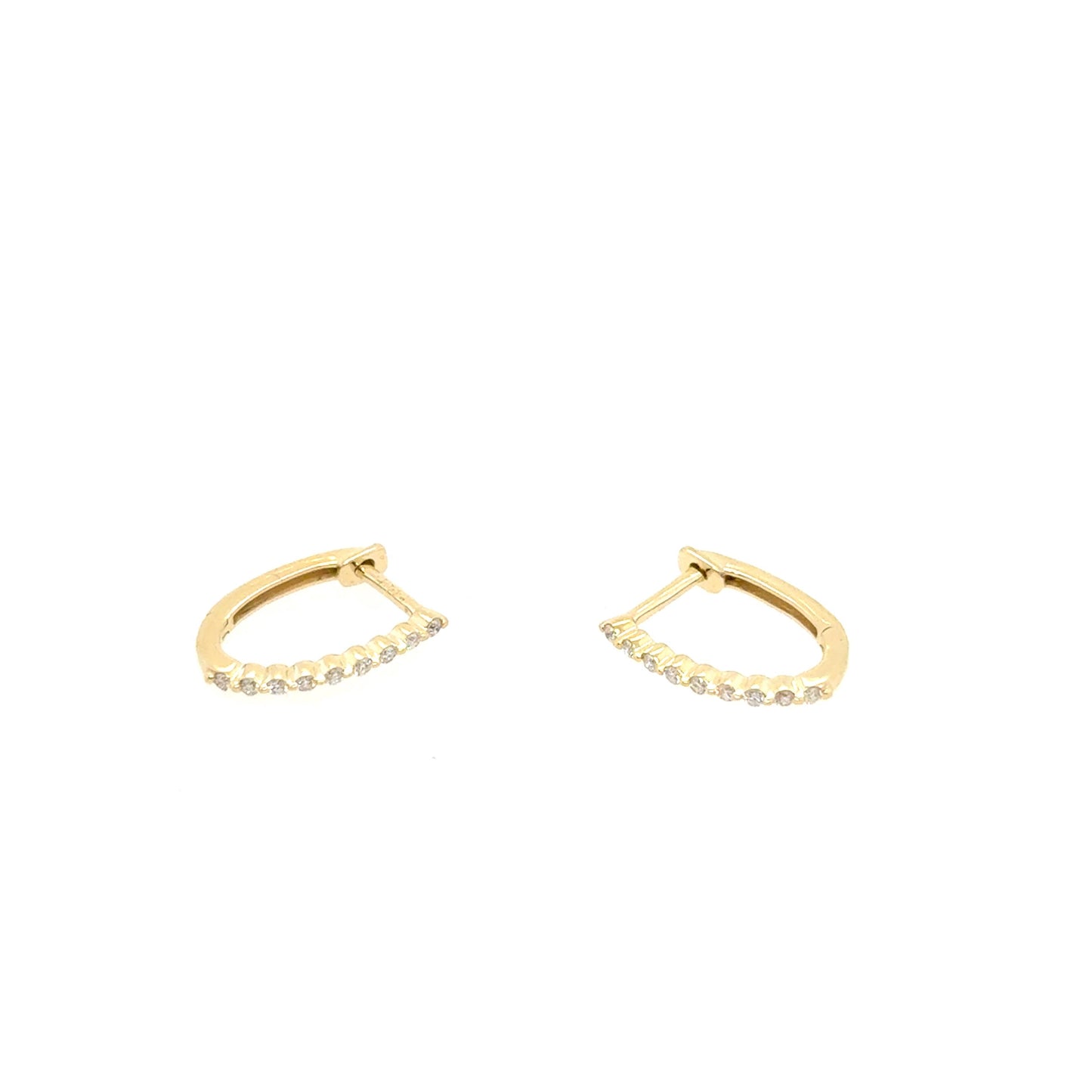 Gold Diamond Earring