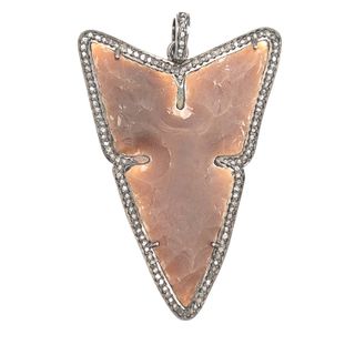 Diamond Stone Pendant
