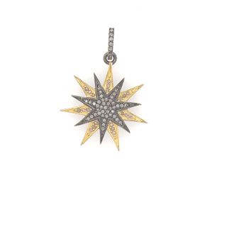 Star Design All Diamond Pendant