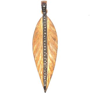 Leave Diamond Pendant