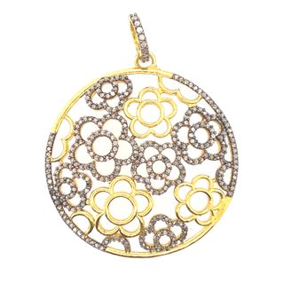 Round All Diamond Pendant