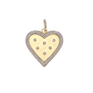 Heart Design Diamond Pendant