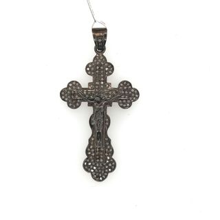 Cross All Diamond Pendant