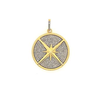 Round Design Diamond Pendant