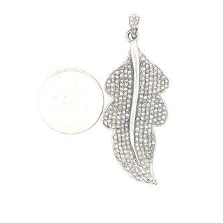 Leave Diamond Pendant