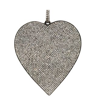Heart Design All Diamond Pendant