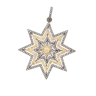Star Design All Diamond Pendant