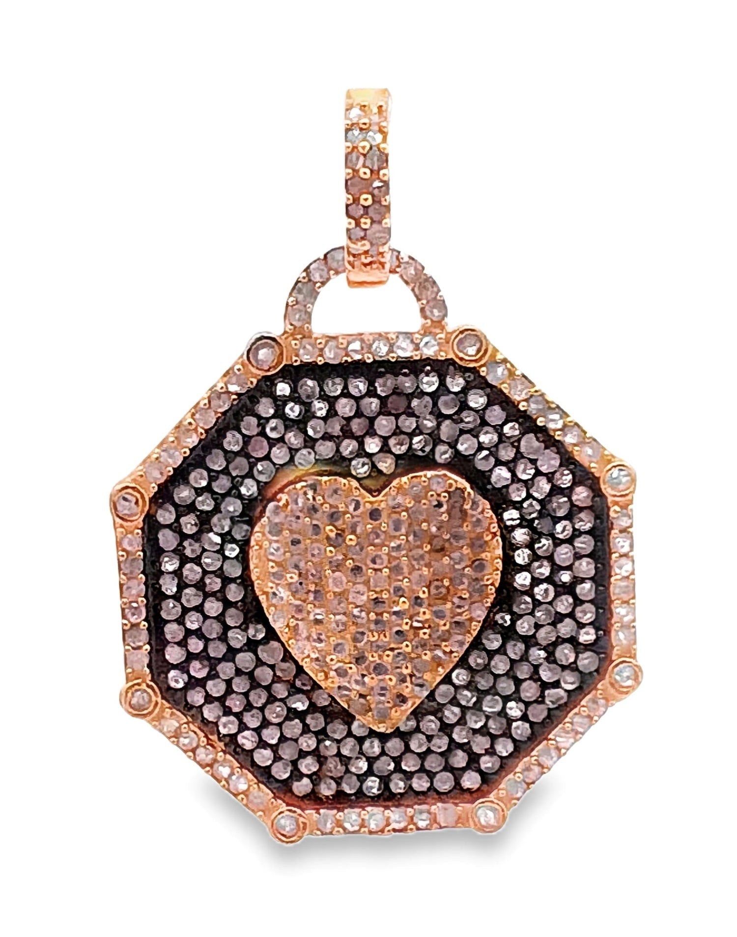 Silver Diamond Pendants