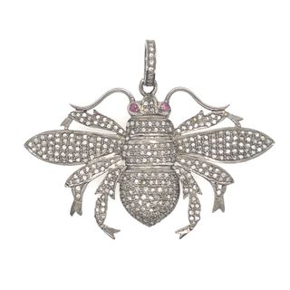 Bee Design All Diamond Pendant