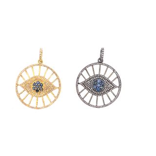 Evil Eye All Diamond Pendant