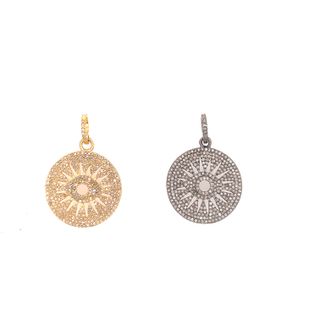 Evil Eye All Diamond Pendant