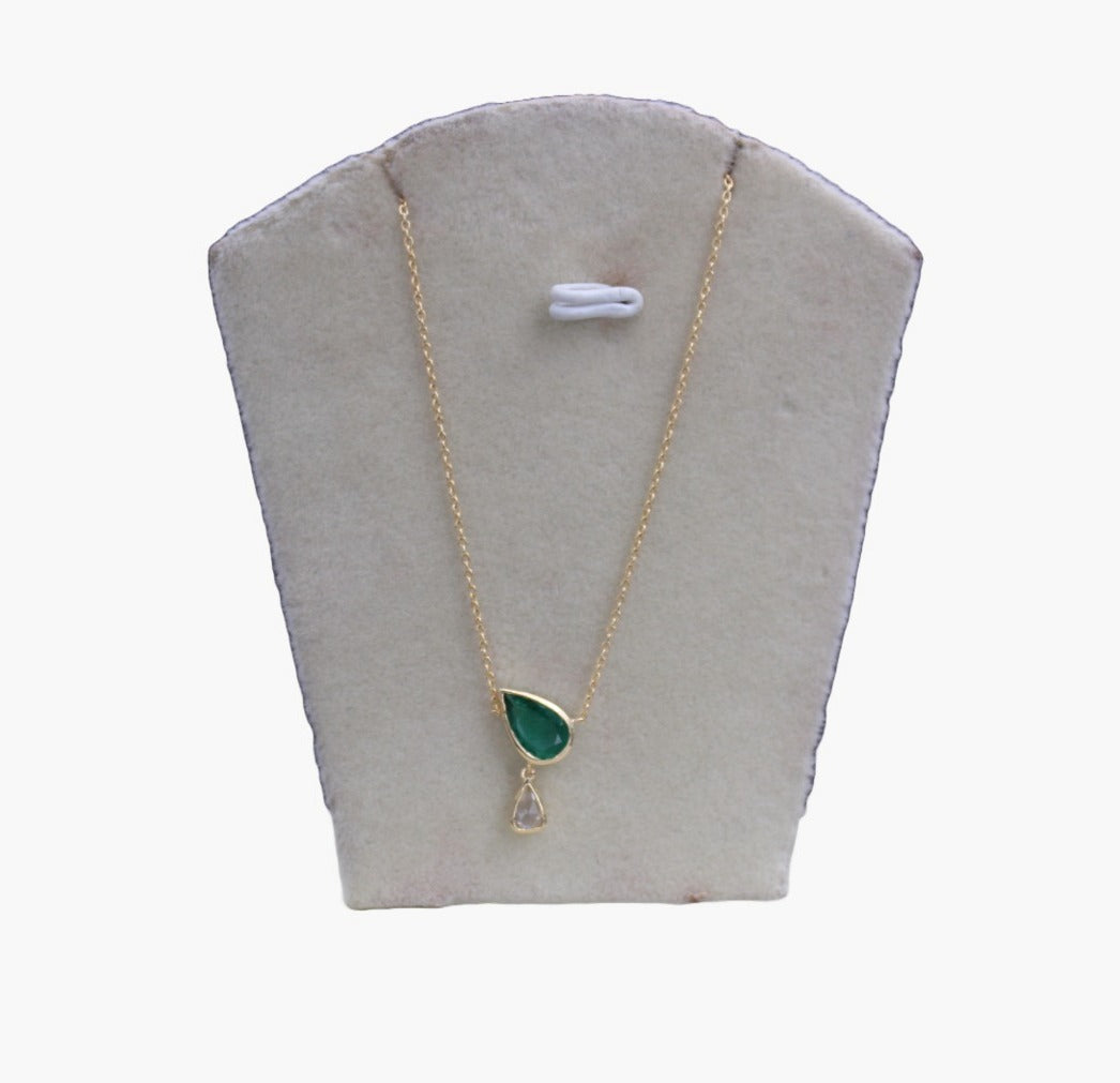 Gold Chain Diamond and Emerald