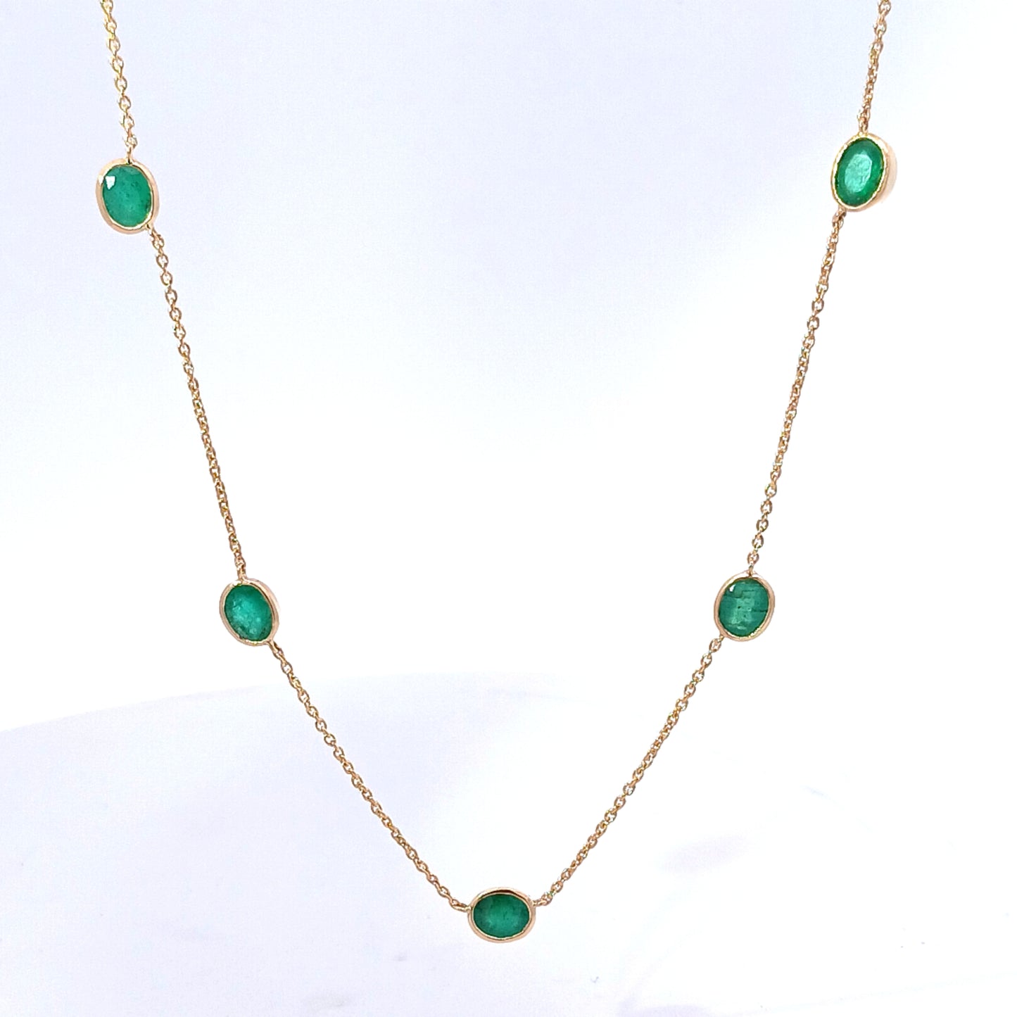 14kt Emerald Gold Chain