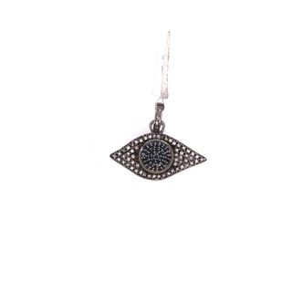Evil Eye Diamond and Blue Sapphire Pendant