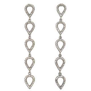 Drop Design Diamond Earrings