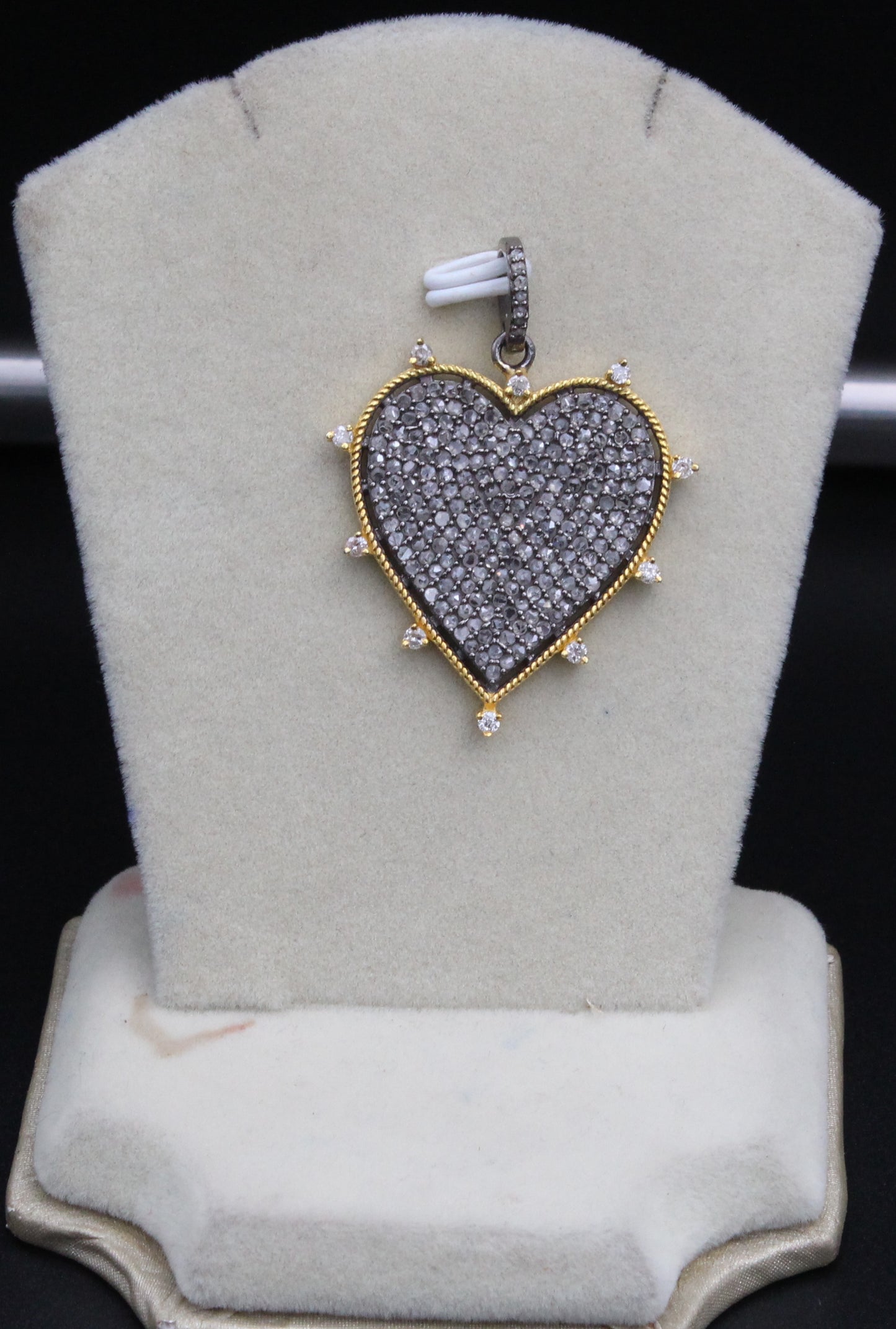 Heart All Diamond Pendant