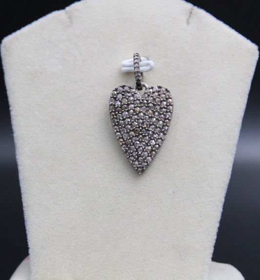 Heart All Diamond Pendant