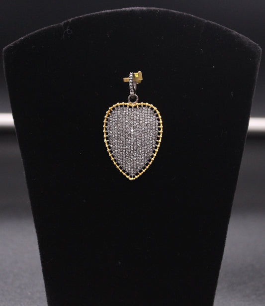 Heart Design All Diamond Pendant