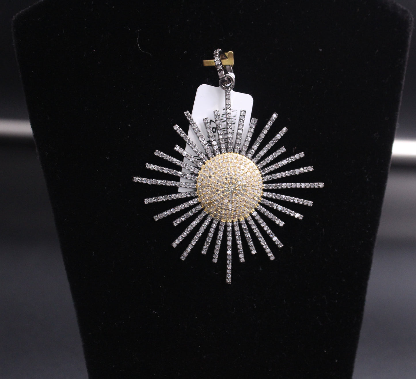 Sun All Diamond Pendant