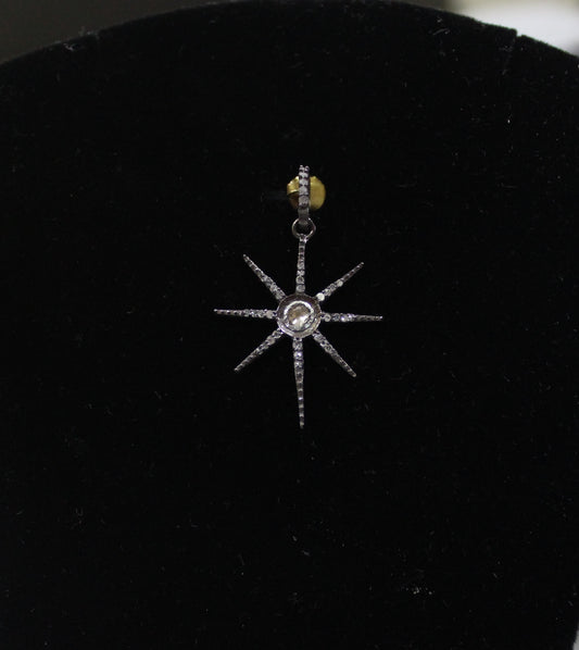 Star Diamond & Polki Pendant